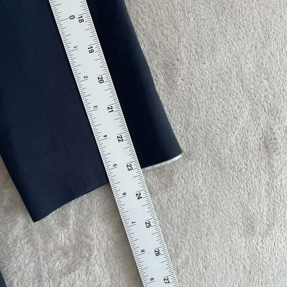 Banana‎ Republic Blazer Men 40R Navy F.LLI Cerruti Tailored Slim Fit Wool Blue